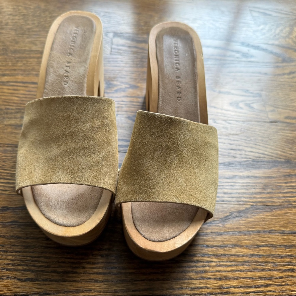 Veronica Beard Hannalee Platform Surde Clog Sandal Mules - Picture 5 of 9